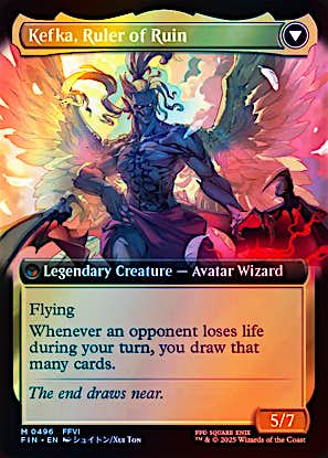 Final Fantasy Variants Foil: Kefka, Court Mage (0496 - Extended Art)