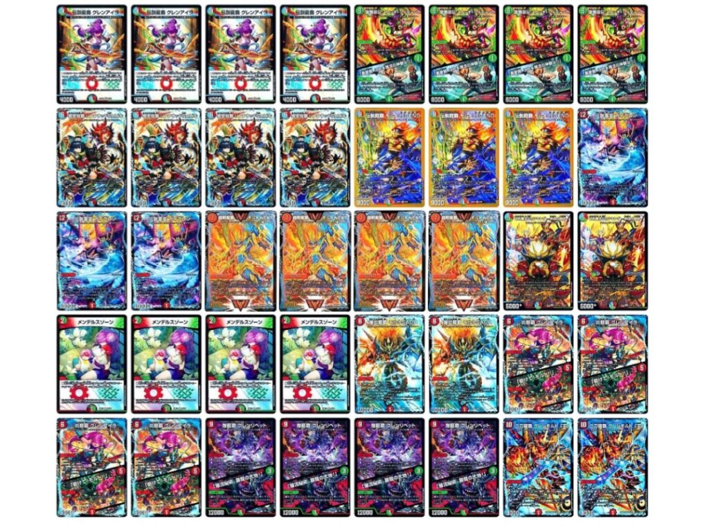 デュエマ ドリーム英雄譚デッキ グレンモルトの書の改造デッキ案を書い