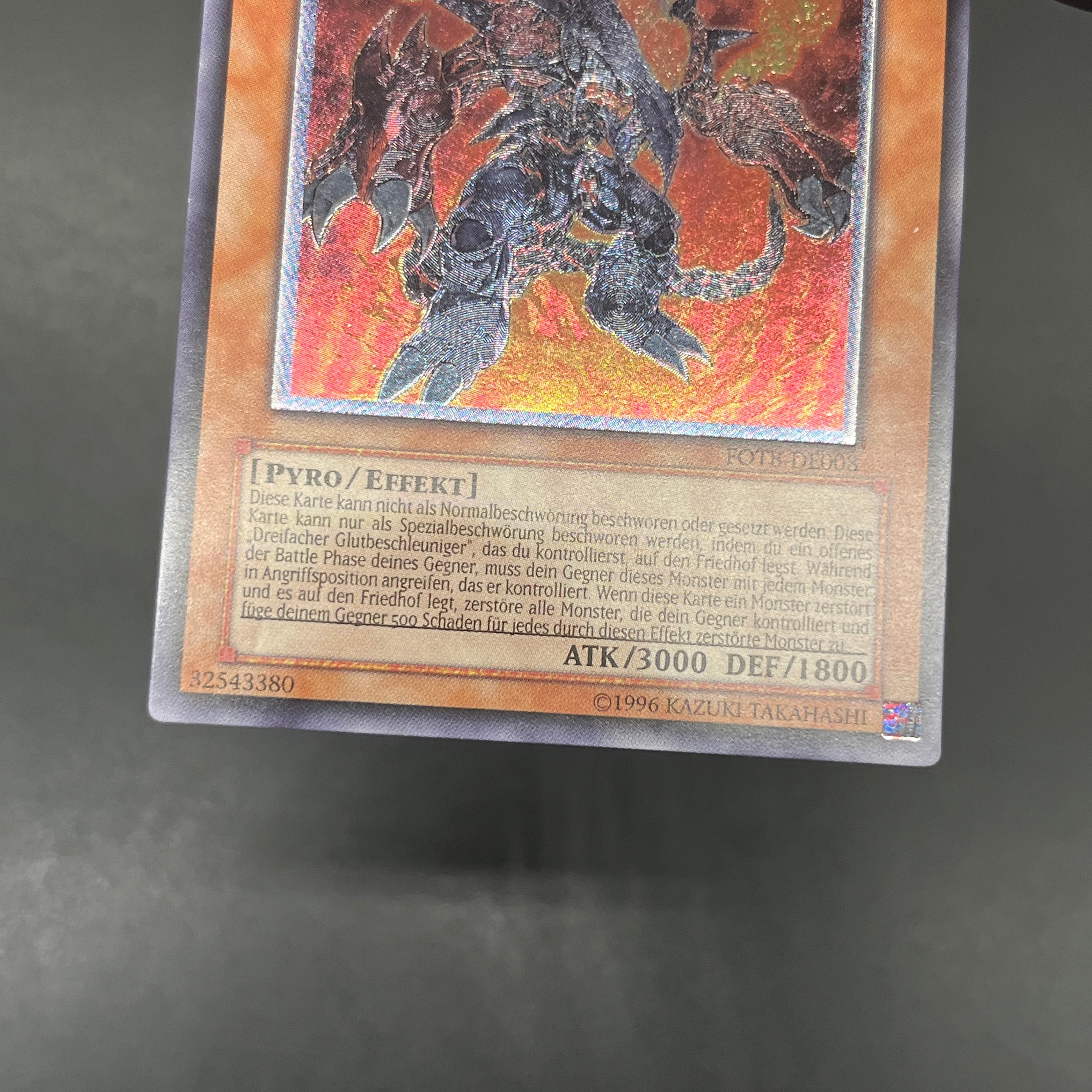 遊戯王 激流葬 ドイツ語版 EU ウルトラレア 遊戯王 激流葬 ドイツ語版