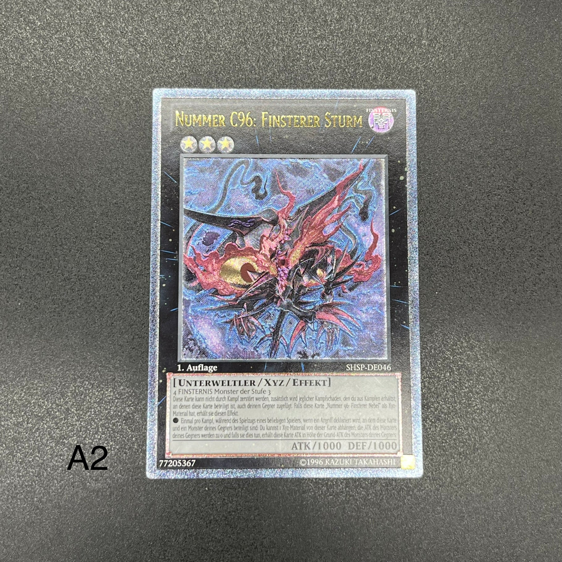 遊戯王 CNo.96 ブラック・ストーム/レリーフ/ドイツ/1st/EU版