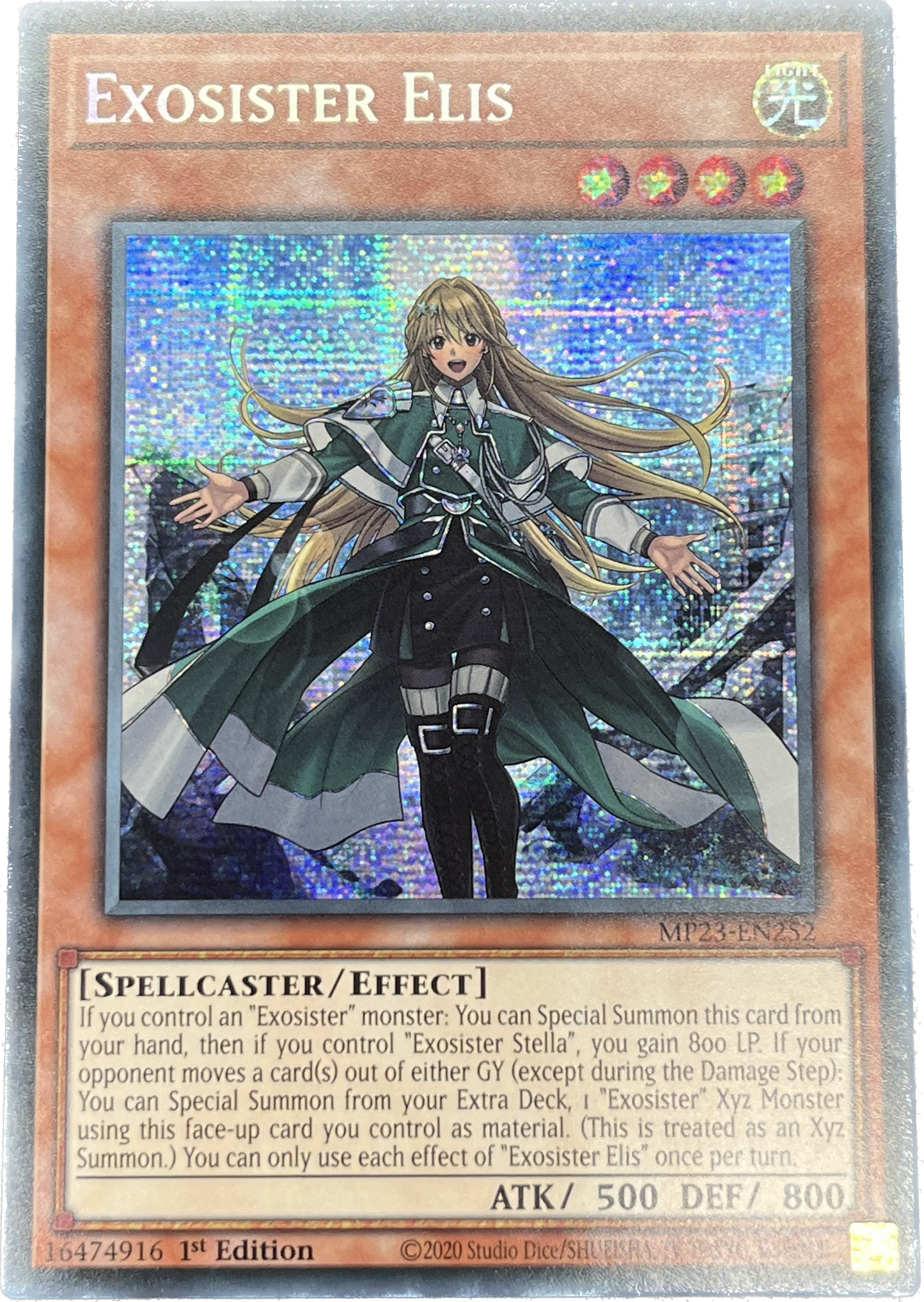 遊戯王 エクソシスター・エリス/シークレット/英語/1st – カード