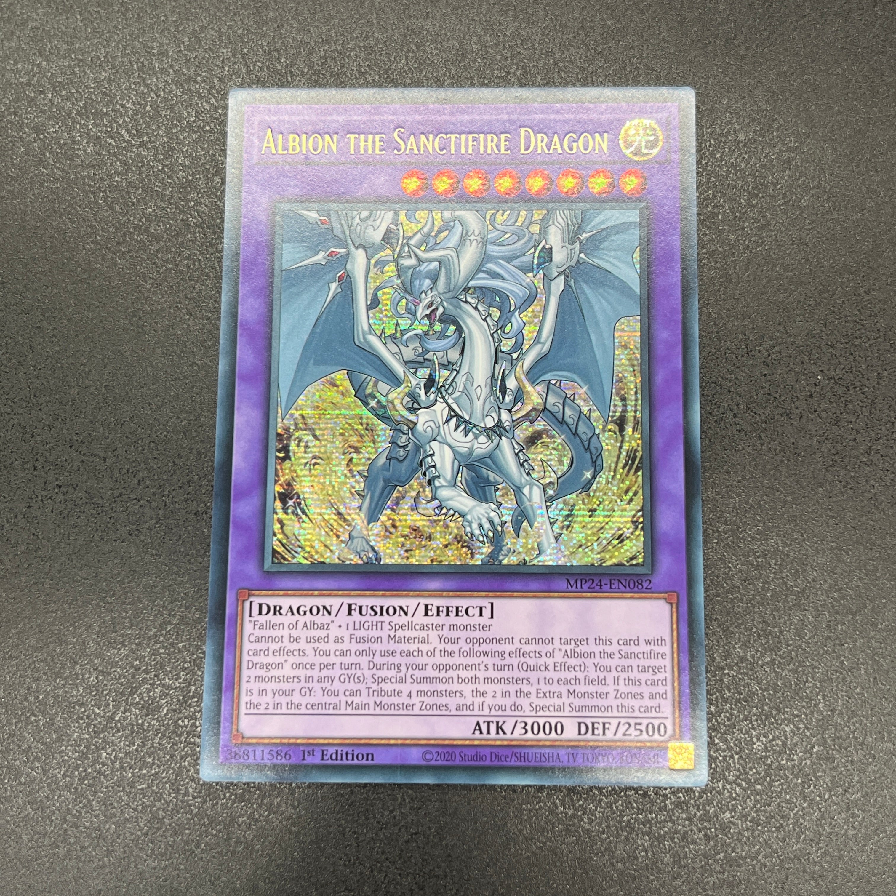 遊戯王 真炎竜アルビオン/シークレット/英語/1st/EU版 – カード