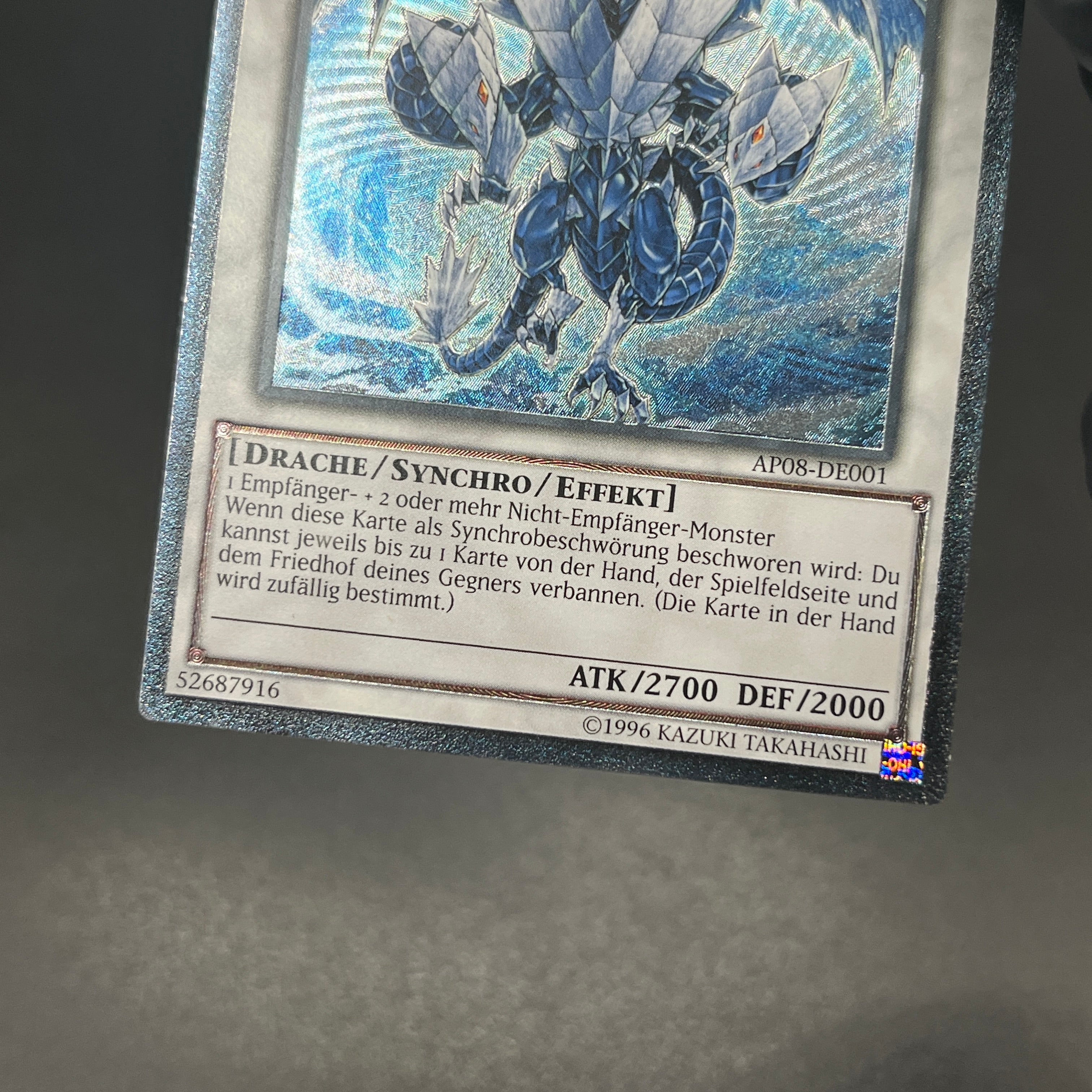 遊戯王 氷結界の龍 トリシューラ/レリーフ/ドイツ/EU版 – カード