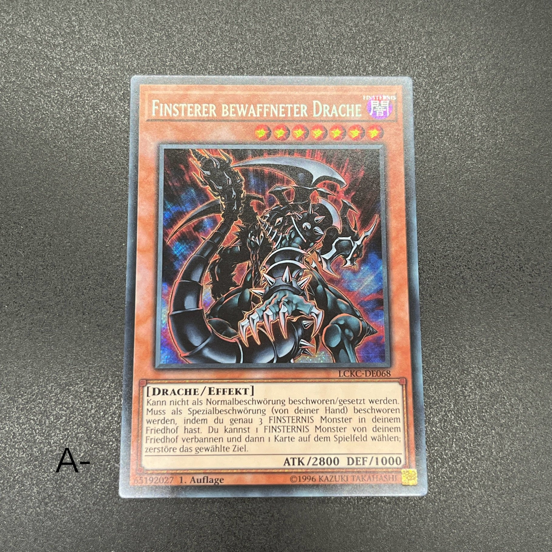 遊戯王 ダーク・アームド・ドラゴン/シークレット/ドイツ/1st/EU版