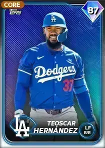 Teoscar Hernández, 87 Live - MLB the Show 24