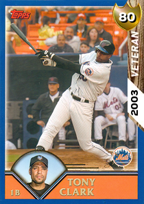 Tony Clark, 80 Veteran - MLB the Show 25