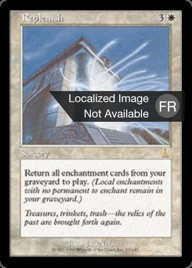 Réassortiment (Replenish) · Urza's Destiny (UDS) #15 · Scryfall