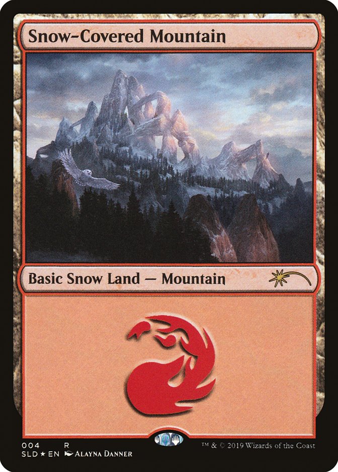 Snow-Covered Mountain · Secret Lair Drop (SLD) #4 · Scryfall Magic