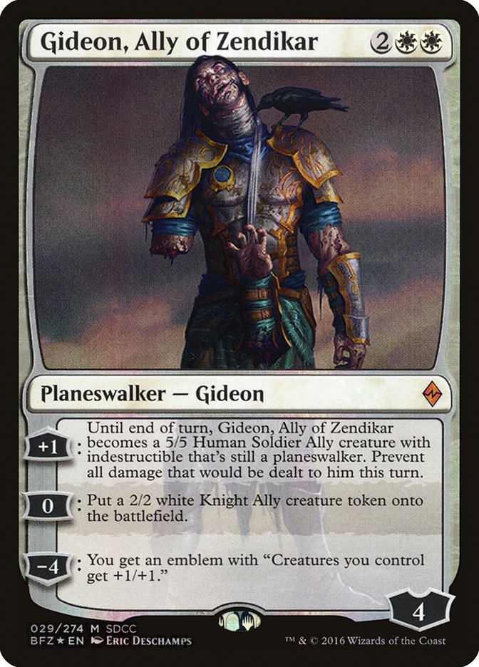 Gideon, Ally of Zendikar · San Diego Comic-Con 2016 (PS16) #29