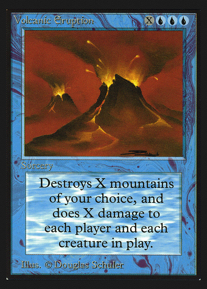Volcanic Eruption · Intl. Collectors' Edition (CEI) #89 · Scryfall