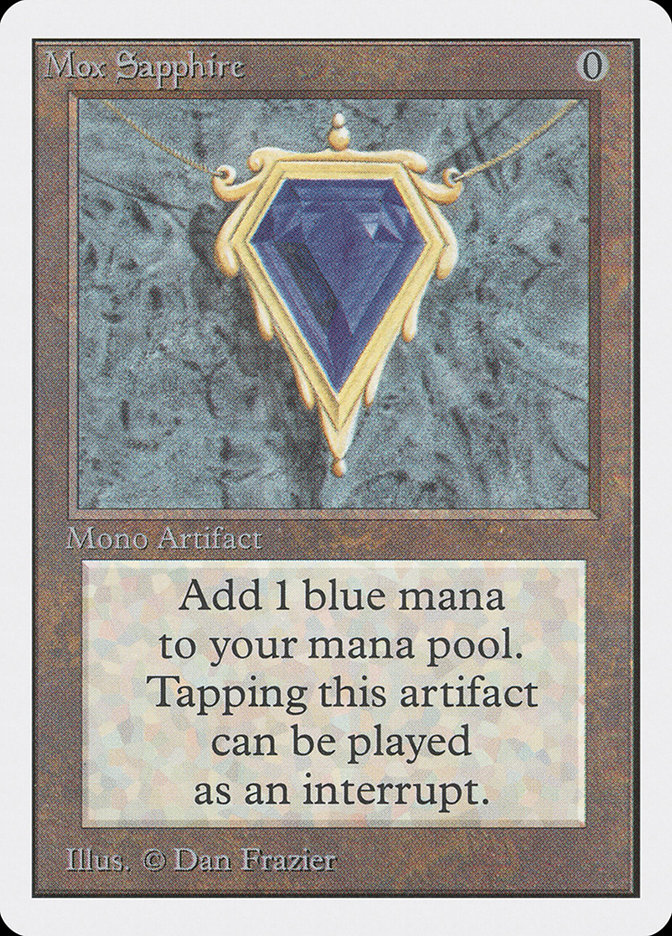 Mox Sapphire · Unlimited Edition (2ED) #266 · Scryfall Magic: The