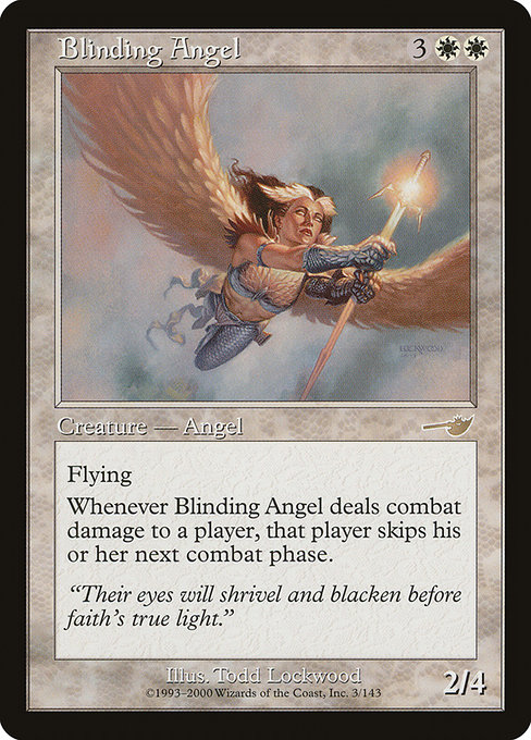 Blinding Angel · Nemesis (NEM) #3 · Scryfall Magic: The Gathering