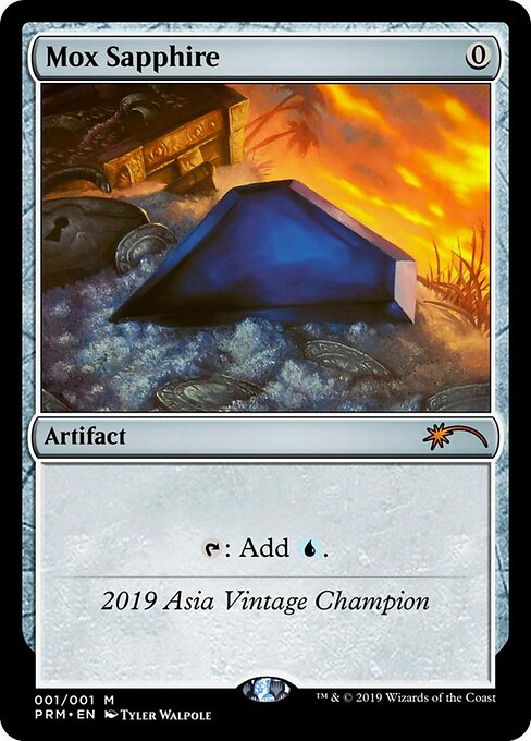 Mox Sapphire · Vintage Championship (OVNT) #2019A · Scryfall Magic