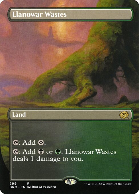 Llanowar Wastes · The Brothers' War (BRO) #299 · Scryfall Magic