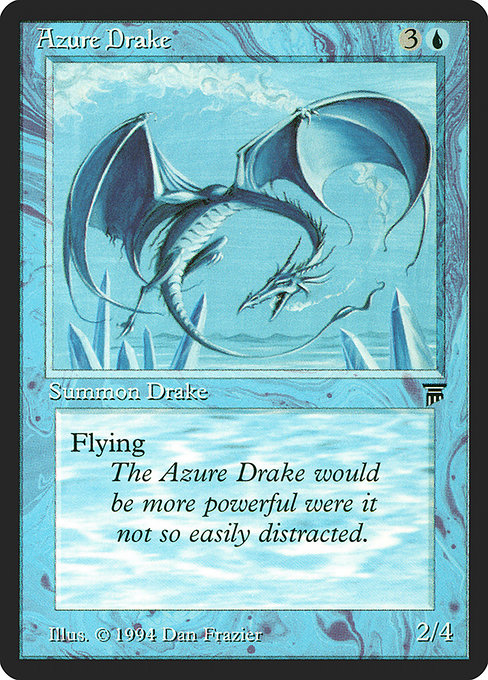 Azure Drake · Legends (LEG) #46 · Scryfall Magic: The Gathering Search