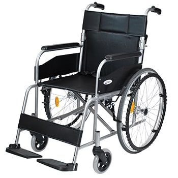 自走式スチール製車椅子 ウィッシュ CS-10 ｜ 車いすのケアテックジャパン