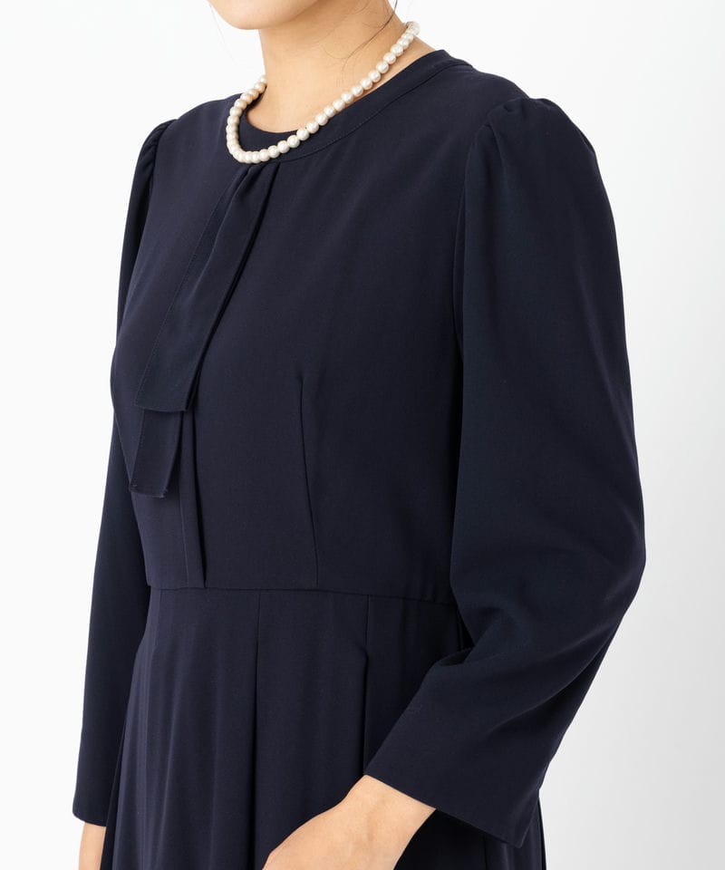 CELFORD セルフォード プリーツワンピース ネイビー系 | 結婚式