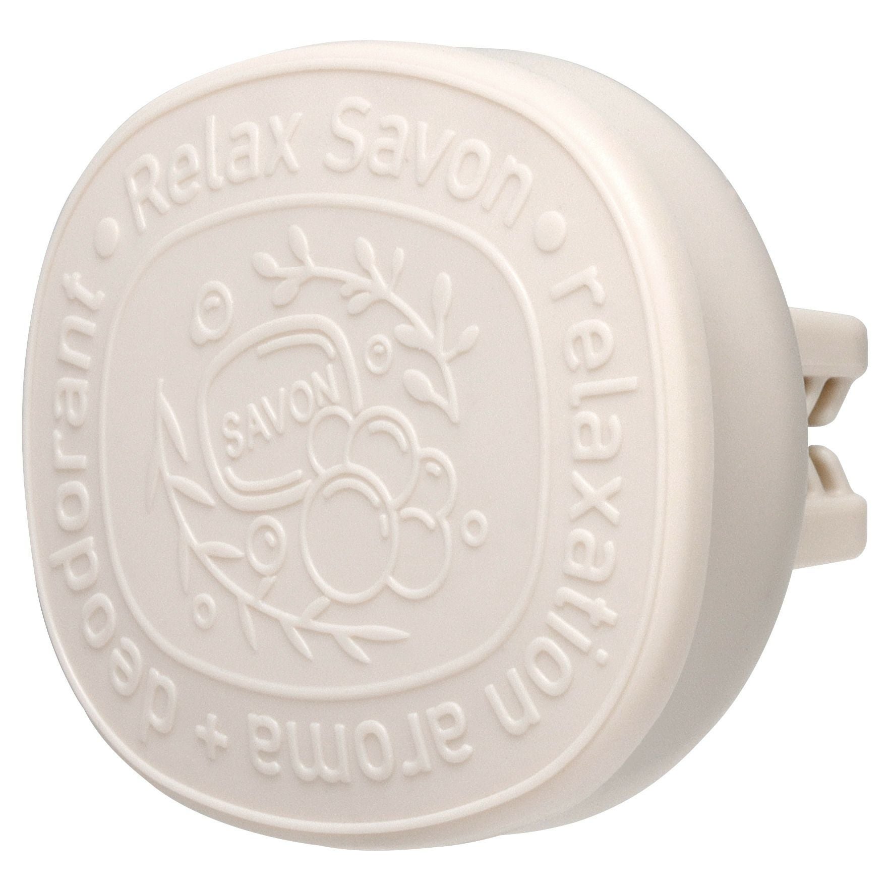 H1683 リラックスサボン クリップ ホワイトブーケサボン | カーメイト