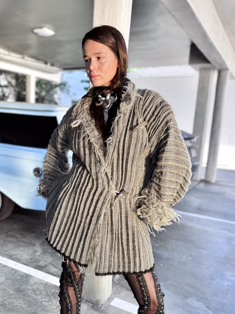 Issey Miyake Permanente Shag Wool Jacket – Carny Couture