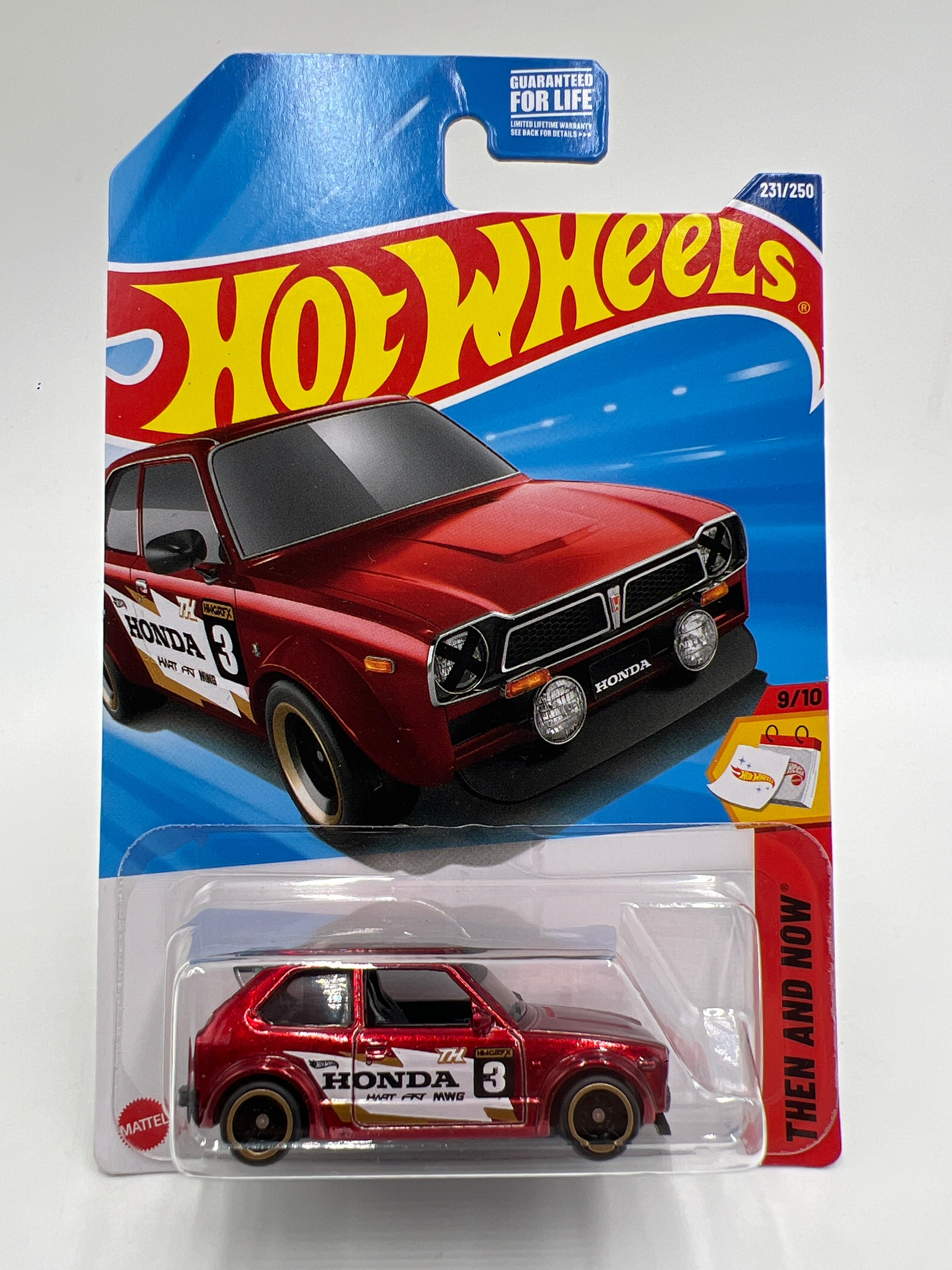 2025 Hot Wheels Super Treasure Hunt #231 73 Honda Civic Custom Red