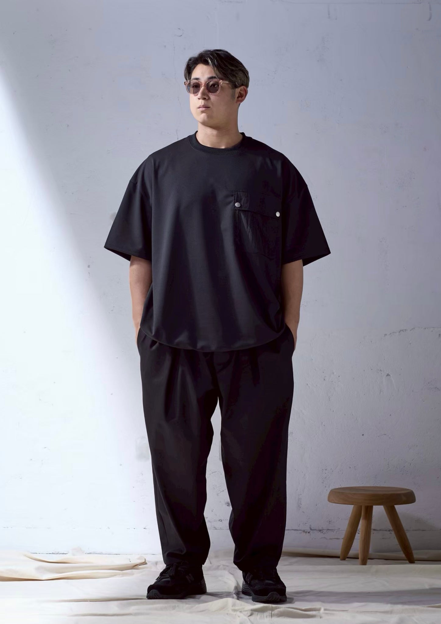 STRETCH RELAX DENIM BLACK – carorie