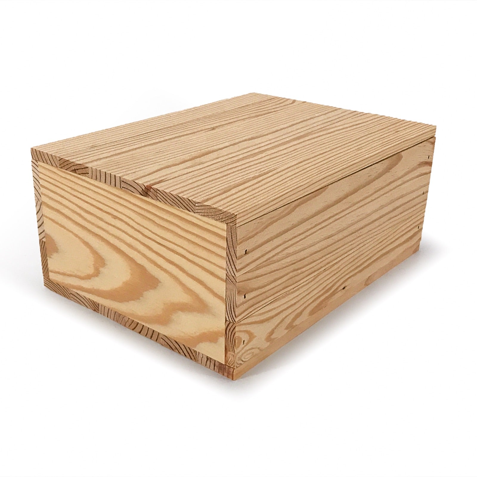 Rustic Wooden Boxes with Lid 10x8x3.5