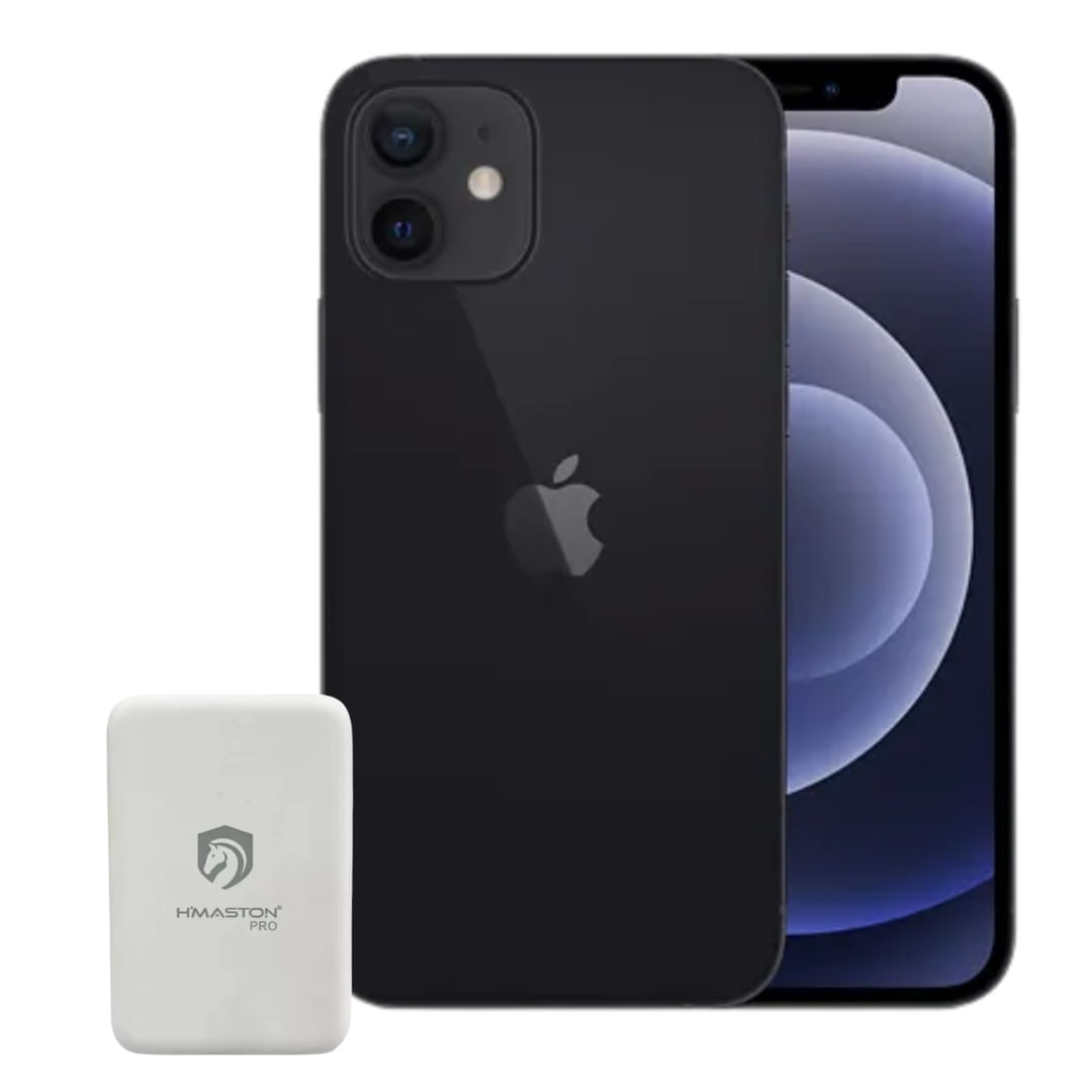 Celular Apple iPhone 12 Black 128GB Seminovo/Vitrine com