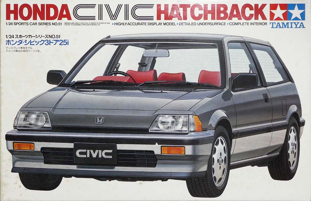 弾丸フォルムのテンロク・スポーツ！タミヤ製プラモ「ワンダーシビック