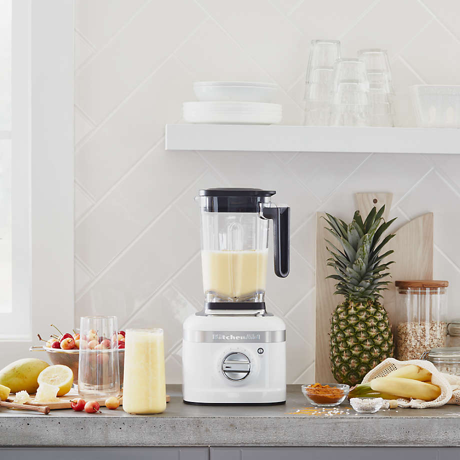 KitchenAid K400 White Blender + Reviews | Crate & Barrel
