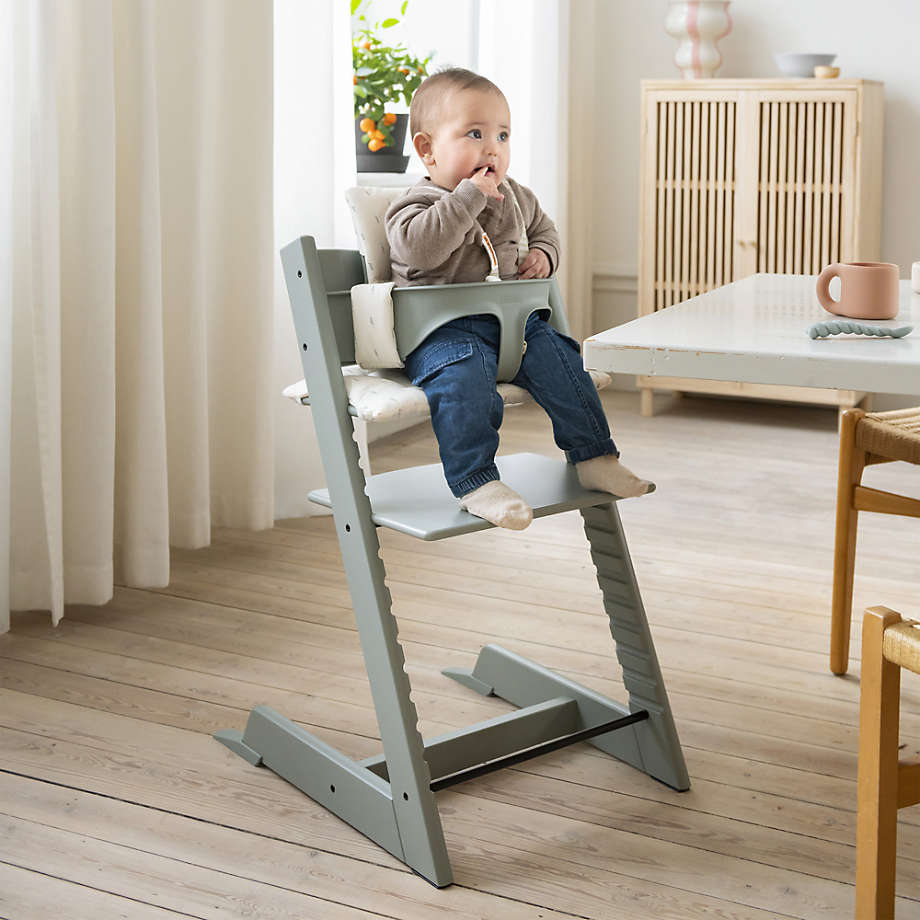 Stokke Tripp Trapp Glacier Green Wood Baby High Chair + Reviews