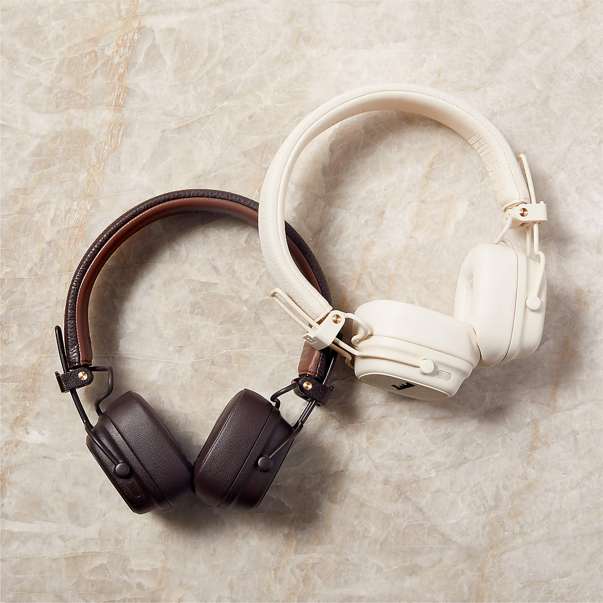 Marshall Major V Cream On-Ear Bluetooth Headphones + Reviews | CB2