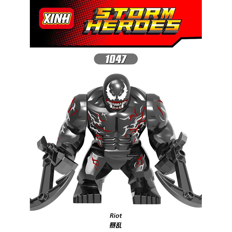 X888 X891 X893 X1047-1049 superhero series venom big minifigures