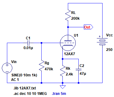 3極真空管を使用した増幅回路 | CQ出版社 オンライン・サポート
