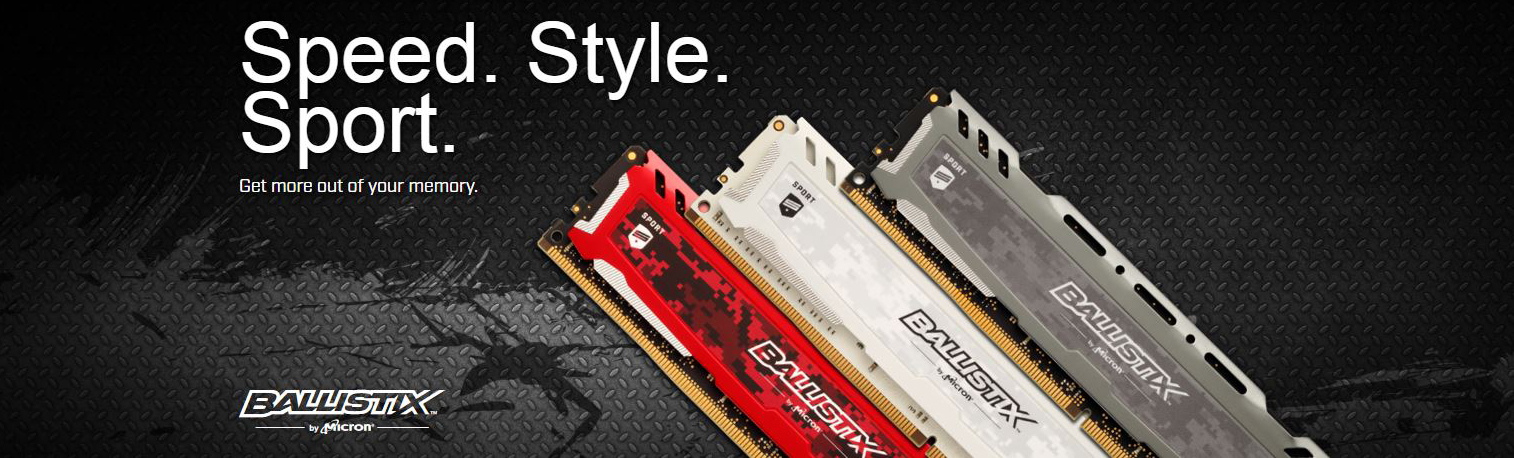 Ballistix Sport 8GB 288-Pin DDR3 1600 Desktop Memory - Newegg.com
