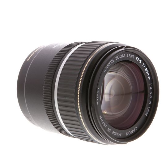 Canon EF-S 17-85mm f/4-5.6 IS USM Autofocus APS-C Lens, Black {