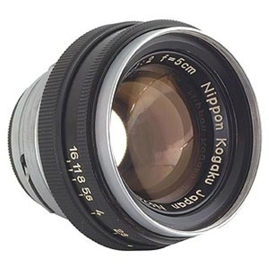 Nikon 5cm (50mm) f/2 Nikkor-H.C Nippon Kogaku Japan Lens for