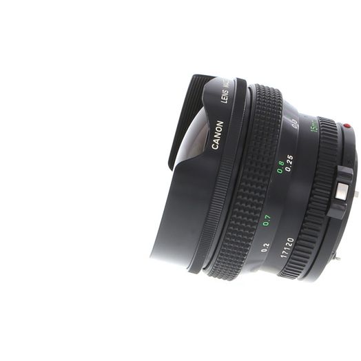 Canon 15mm f/2.8 Fisheye FD Mount Lens {Built-In Filters}