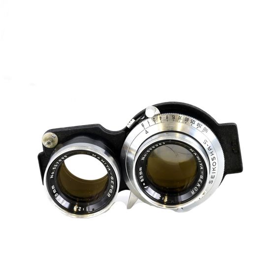 Mamiya-Sekor 80mm f/2.8 Seikosha-S Lens for TLR, Chrome {40.5}