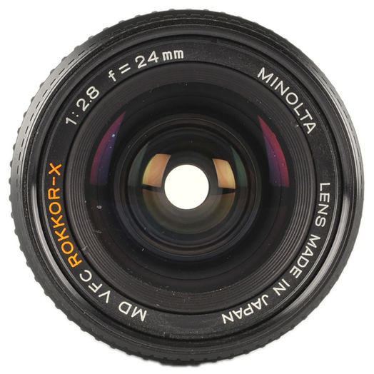 Minolta 24mm F/2.8 VFC Rokkor-X MD Mount Manual Focus Lens {55}