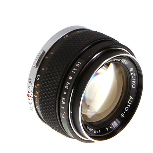 Olympus Zuiko 50mm F/1.4 OM Mount Manual Focus Lens {49} - Used
