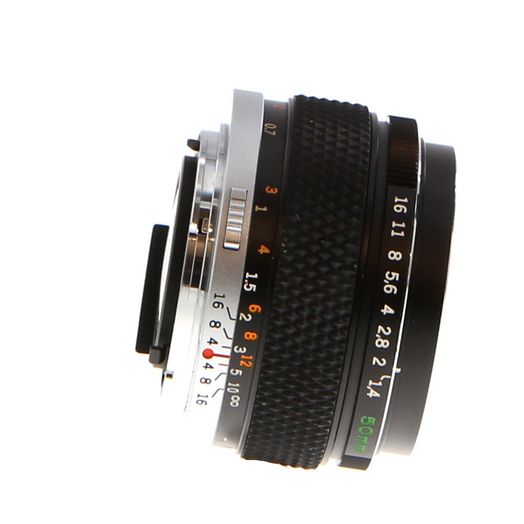 Olympus Zuiko 50mm F/1.4 OM Mount Manual Focus Lens {49} - Used