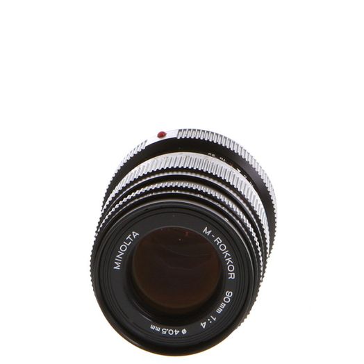 Minolta 90mm f/4 M-Rokkor Lens for Leica M-Mount, Japan, Black {40.5}