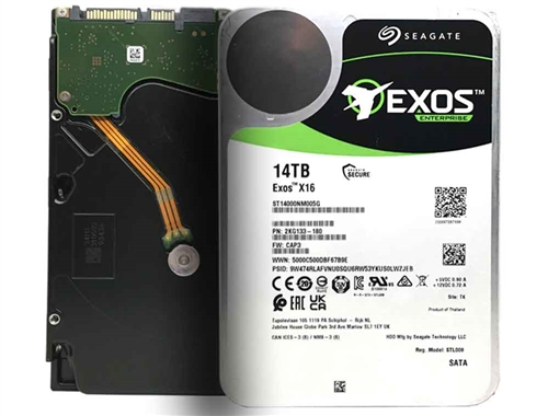 Seagate Exos X16 ST14000NM005G 14TB 7200 RPM SATA 6Gb/s 256MB