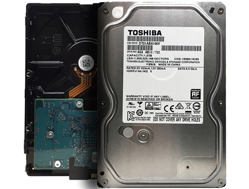 Toshiba DT01ABA100V 1TB 32MB Cache 5900RPM SATA 6.0Gb/s 3.5