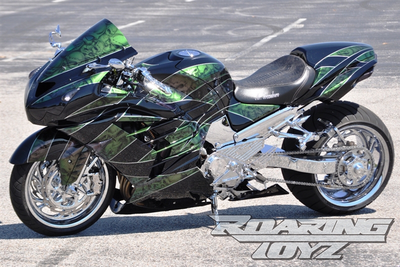 Roaring Toyz Billet 330 Single Sided Swingarm Wide Tire Custom
