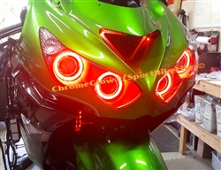 SPORTBIKE LITES KAWASAKI ZX7R 96-03 DUAL PLAZMA LED HALOS
