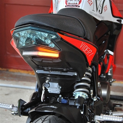 Kawasaki Z125 Rear Fender Eliminator Kit with led turn signals