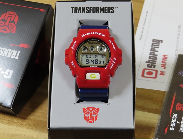 Transformers G-Shock DW-6900TF Optimus Prime