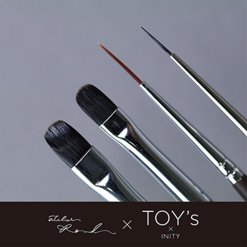 TOY's × INITY TOY's Brush atelier Rond (Atelier Rond) hari - Nail