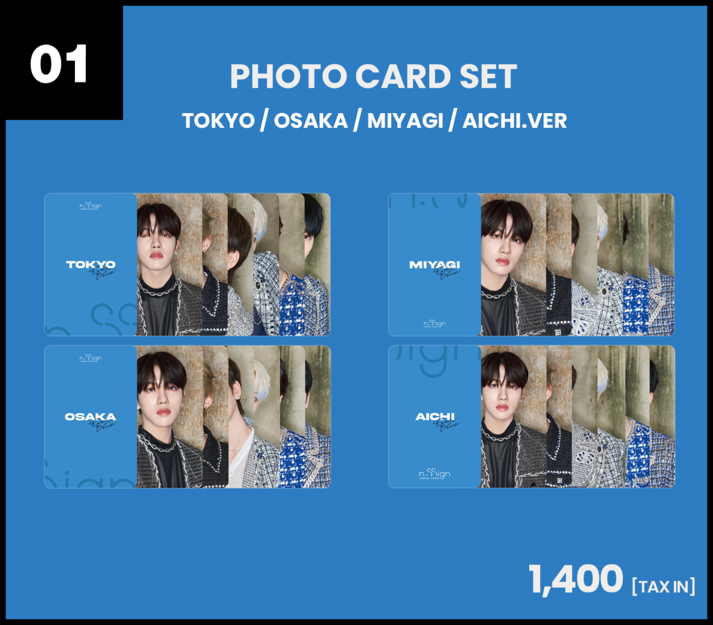 オンライン販売】n.SSign JAPAN TOUR 2024-2025 EVER BLUE ①フォト